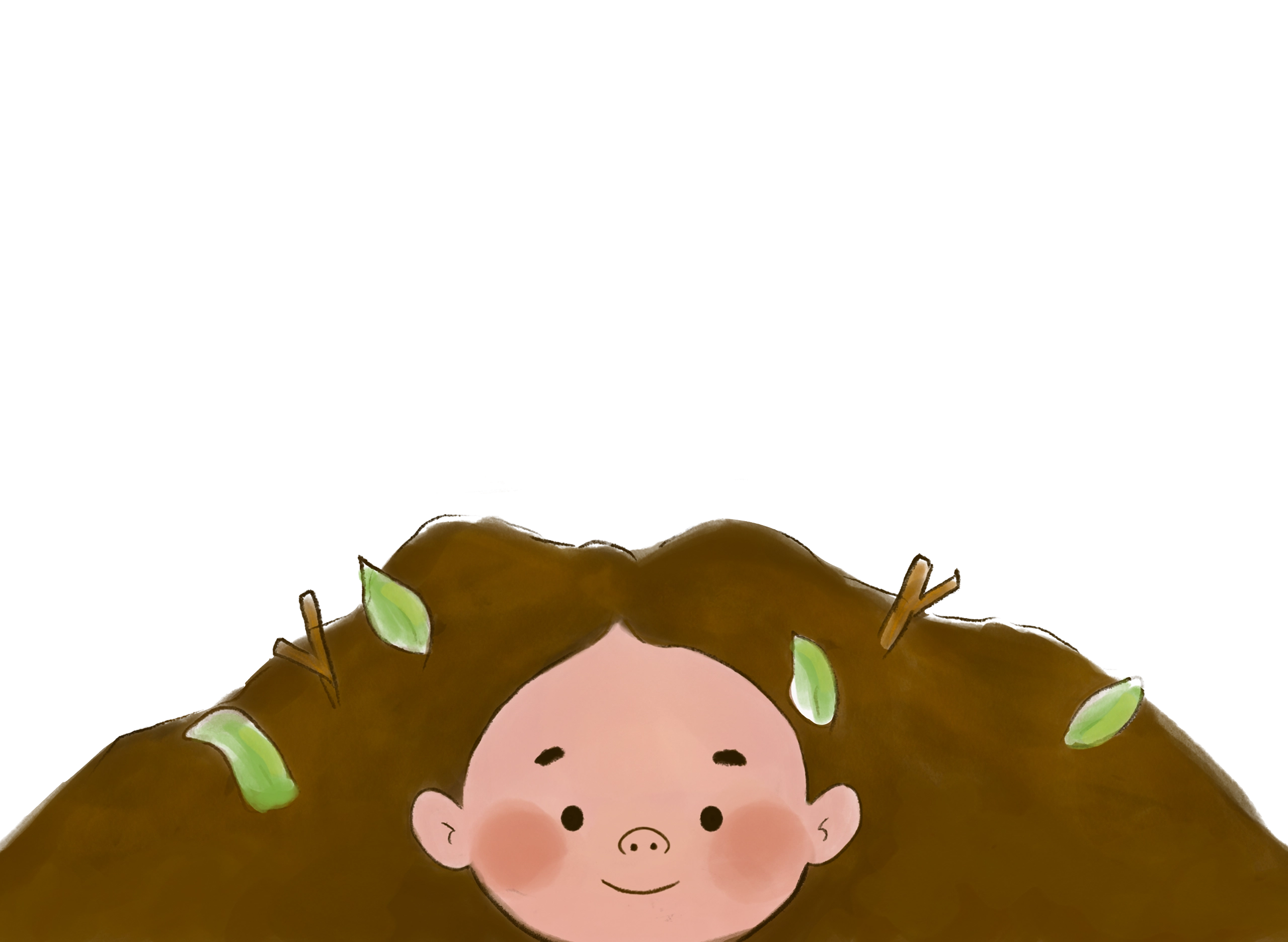 Niña observando mariquitas